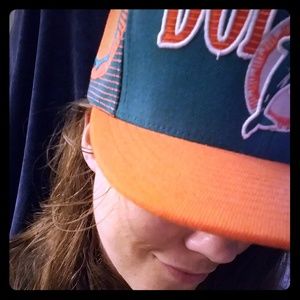 Miami Dolphins Mitchell and Ness snap back ball ca